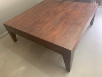 Large Contemporary Timber Tea Table - 3