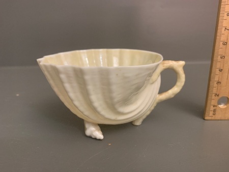 Victorian Irish Fine Porcelain Sea Shell Tea Cup by Belleek