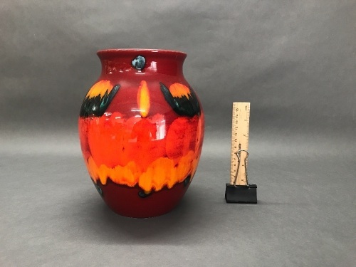 Poole Pottery Volcano Ovoid Vase