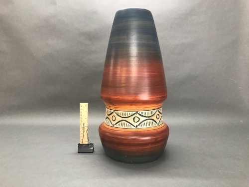 Large Beit Hayoster Mid Century Israeli Pottery Vase