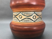 Large Beit Hayoster Mid Century Israeli Pottery Vase - 2