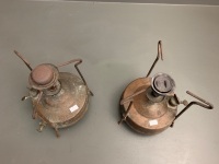 2 Vintage Swedish Primus Copper Kero Stoves - 4