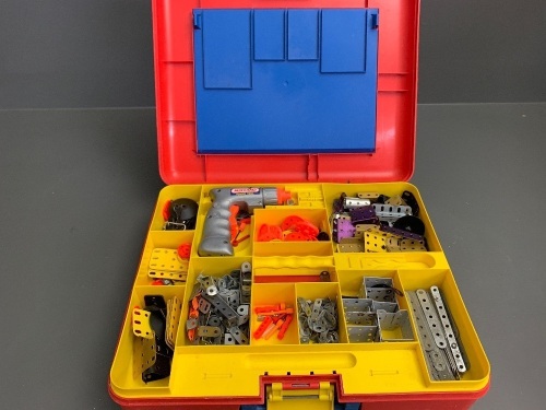 Cased Set of Metal and Plastic Meccano