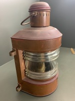 Vintage German Copper Masthead Ships Lantern with Kero Burner - 2