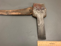 Antique Hand Forged Mortising Axe - 3