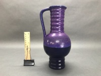 Mid Century Purple Glazed German Vase - 2
