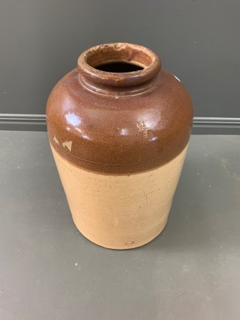 Rare 3.5 Gallon Antique Salt Glazed Stoneware Jar