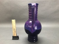 Mid Century Purple Glazed German Vase - 3