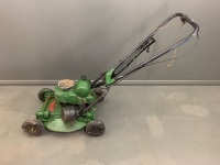Vintage Victa 18 Special Mower + Crate of Spare Parts