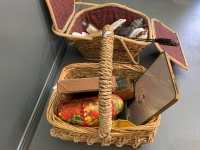 2 Baskets of Asstd Kitchenalia and Bric-a-Brac - 2