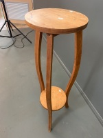 Vintage Red Cedar 2 Tier Plant Stand - 2