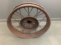 Vintage c1930's Ford Spoked Wheel for Decoration - 2