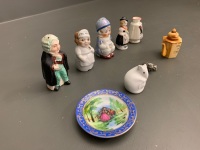 Asstd Lot of Mini Ceramics, S & P, Chinese Bone Tea Pot etc - 3