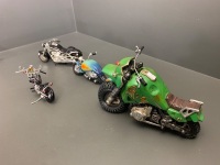 4 x Asstd Model Motorcycles - 3