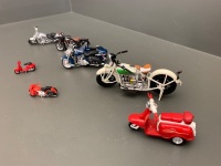 Asstd Lot of Small Motorcycle Models - 3