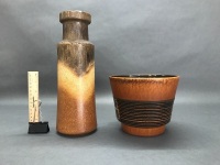 Tall West German Vase & Planter Pot - 2