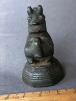 Antique Burmese Bronze Crested Horse Opium Weight c1500-1750 - 160g - 4