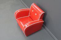 Vintage Retro Style Vinyl Childs Chair - 2