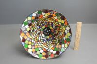 Multicoloured Opaque Glass Leadlight Shade - 3