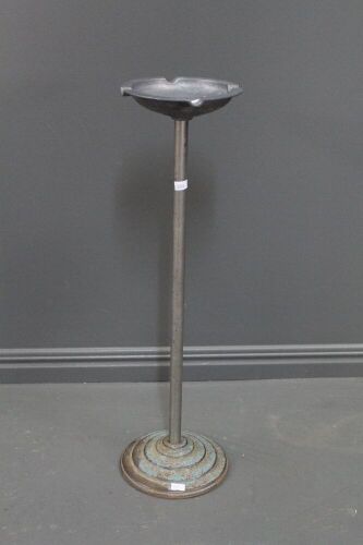 Vintage Smokers Stand c1930's with Cast Iron Base and Cast Alloy Top
