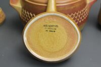 Asstd Lot of Mid Century Stoneware Neffertiti by Diana - 3