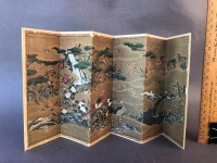 Box Set of 7 Miniature Japanese Screens + 2 Miniature Scrolls - Landscapes of the Seasons - 3