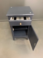 Painted Timber Bedside Cabinet - 2