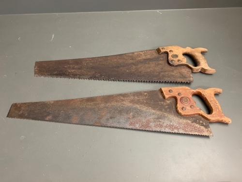 2 Vintage Handsaws