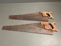 2 Vintage Handsaws