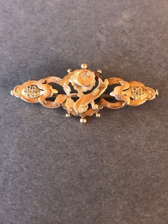 9ct Gold Edwardian Brooch