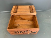 Painted Timber Shoe Box - 2