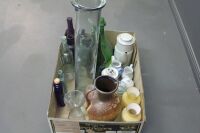 Large Asstd Lot of Glass and Ceramics inc. Old Bottles, W.German Lava Glazed Jug Etc - 3