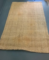 Large Latex Backed Natural Jute Rug