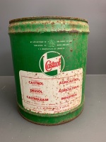 4 Gallon XL Supergrade Vintage Wakefield Castrol Motor Oil Tin - 4