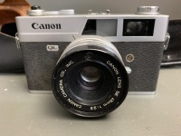 Vintage Canon Canonet QL25 SLR Film Camera in Leather Case - 2