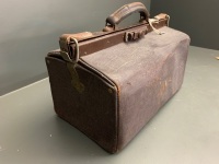 Antique Leather Doctors Bag - 2