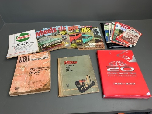 Asstd Lot of Motoring Books, Magazines, Maps Etc