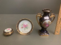 3 Pieces of Limoges French Porcelain