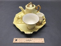 Royal Winton Gold Edged Petunia Breakfast Set - 3