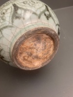 Antique Glazed Stoneware Vase - Chinese/Vietnamese c1800's - Some Crazing - 6