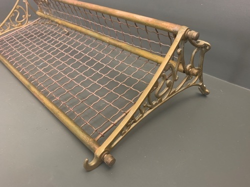 Brass NSW Railway Luggage Rack