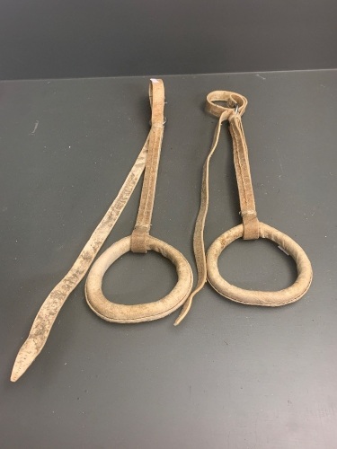 Pair of Argentinan Gaucho Rawhide Stirrups