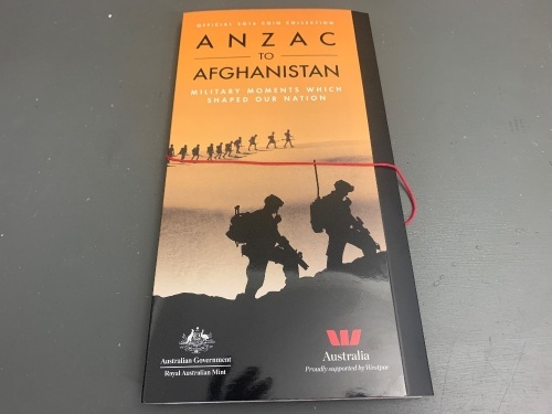 Anzac to Afghanistan Official 2016 Complete Coin Collection in Wallet