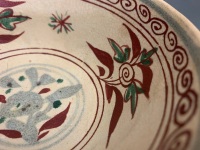 Late Ming Dynasty Chinese Swatow Ceramic Bowl with Floral Decoration - 4