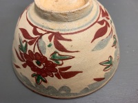 Late Ming Dynasty Chinese Swatow Ceramic Bowl with Floral Decoration - 6