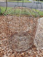 2 x Round Bird Cages - 1 Vintage - 2