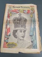The Coronation 1953 - 2 x Australian Women's Weekly ; 2 x Brisbane Telegraphs & 2 x Courier Mail - 3