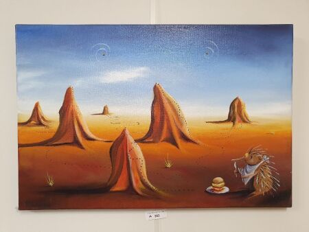 Original Michelle Pike Artwork on Canvas - Just Deserts