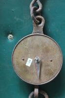 Antique Salter Brass Faced Iron Spring Balance to Weigh 200lb - 2