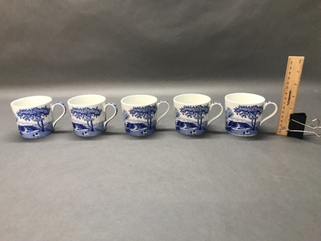 Spode Mugs x 5